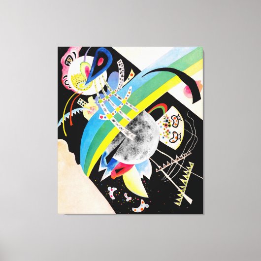 KANDINSKY - SCHWARZE KREISE - 1921 - Bauhaus - Leinwanddruck (Vorderseite)