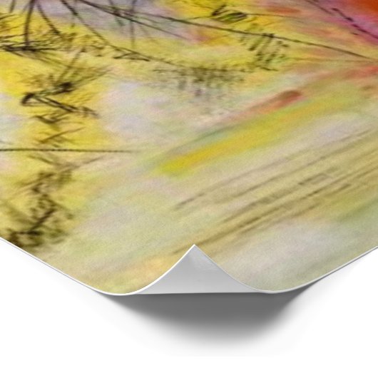 Kandinsky - Schwarze Linien Poster (Ecke)