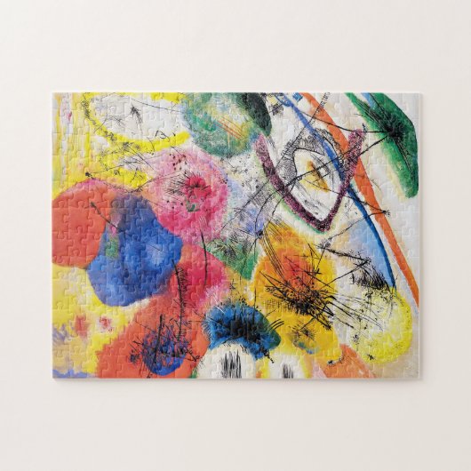 Kandinsky schwarze Linien Puzzlespiel Puzzle (Horizontal)