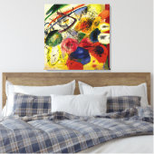 Kandinsky - Schwarze Schlaganfälle Leinwanddruck (Insitu (Schlafzimmer))