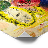 Kandinsky - Schwarze Schlaganfälle Poster (Ecke)