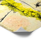 Kandinsky - Schwarze Schlaganfälle Poster (Ecke)