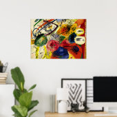 Kandinsky - Schwarze Schlaganfälle Poster (Heimbüro)