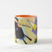 Kandinsky - schwarze u. violette Kunst-Tasse Tasse (Zentrum)
