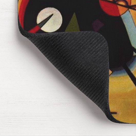 Kandinsky schwarze und violette Mausunterlage Mousepad (Ecke)