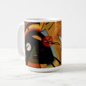 Kandinsky schwarze und violette Tasse (Vorderseite Links)