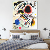 KANDINSKY - SCHWARZER SPOT - 1921 - Bauhaus - Leinwanddruck (Insitu (Schlafzimmer))