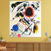 KANDINSKY - SCHWARZER SPOT - 1921 - Bauhaus - Leinwanddruck (Insitu (Wohnzimmer))