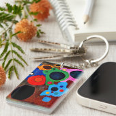 Kandinsky - Schwarzer Wachsender, Schlüsselanhänger (Vorderseite rechts)