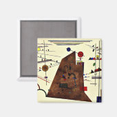 Kandinsky - schwer zwischen Licht Magnet (Vorderseite/Rückseite)