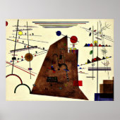 Kandinsky - schwer zwischen Licht Poster (Vorne)