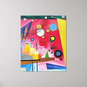 KANDINSKY - SCHWERER ROT (Schweres Rot) - 1924 - Leinwanddruck