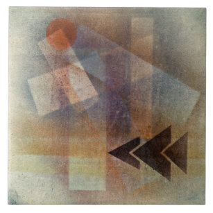 Kandinsky - Schweres Tips, abstrakte Kunst Fliese
