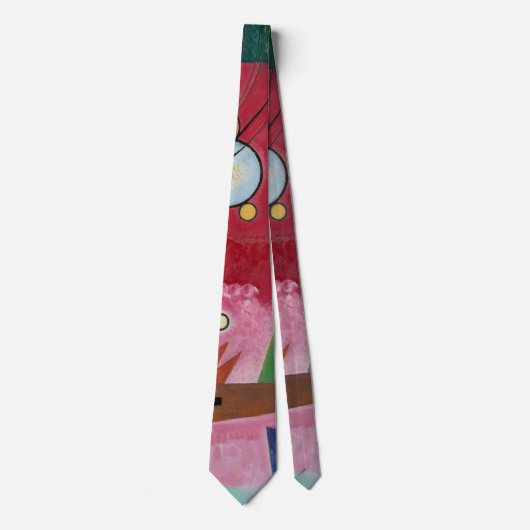 Kandinsky - Schwerrot Krawatte (Vorderseite)