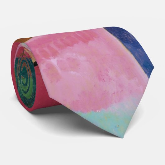 Kandinsky - Schwerrot Krawatte (Gerollt)