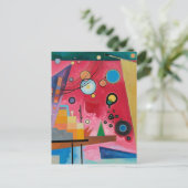 Kandinsky - Schwerrot Postkarte (Stehend Vorderseite)