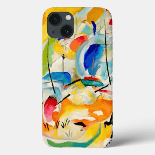 Kandinsky Sea Battle 1913 Case-Mate iPhone Hülle (Rückseite)