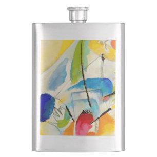 Kandinsky Sea Battle 1913 Flachmann