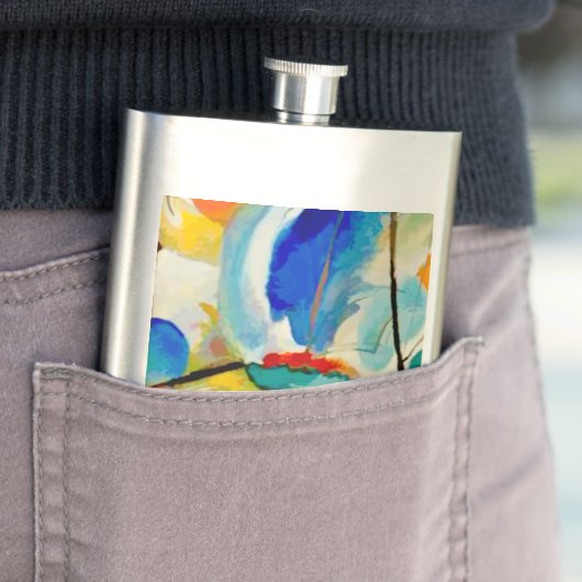 Kandinsky Sea Battle 1913 Flachmann (Beispiel)