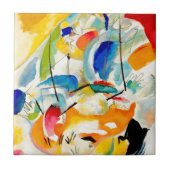 Kandinsky Sea Battle 1913 Fliese (Vorderseite)