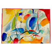 Kandinsky Sea Battle 1913 Große Geschenktüte (Rückseite)