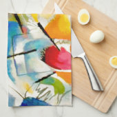 Kandinsky Sea Battle 1913 Handtuch (Viertel Falte)