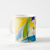 Kandinsky Sea Battle 1913 Kaffeetasse (Vorderseite Links)