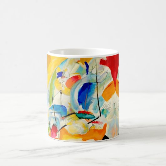 Kandinsky Sea Battle 1913 Kaffeetasse (Mittel)