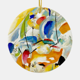 Kandinsky Sea Battle 1913 Keramik Ornament