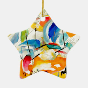 Kandinsky Sea Battle 1913 Keramik Ornament