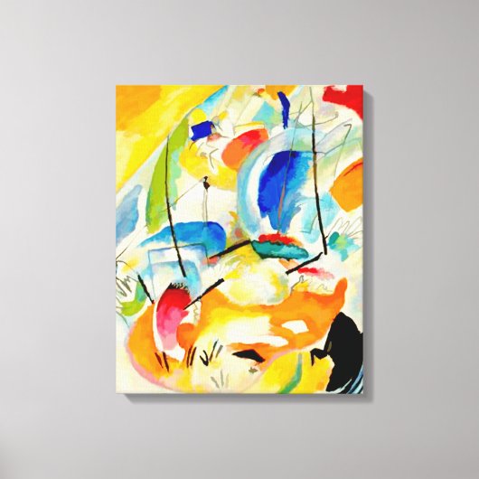 Kandinsky Sea Battle 1913 Leinwanddruck (Vorderseite)