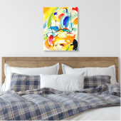 Kandinsky Sea Battle 1913 Leinwanddruck (Insitu (Schlafzimmer))