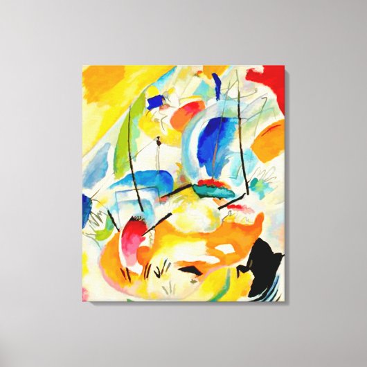 Kandinsky Sea Battle 1913 Leinwanddruck (Vorderseite)