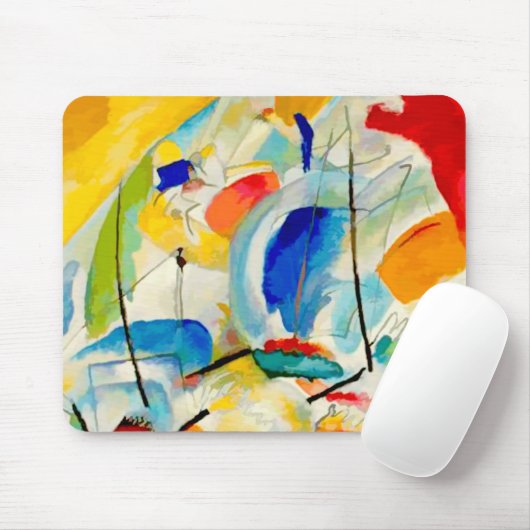 Kandinsky Sea Battle 1913 Mousepad (Mit Mouse)