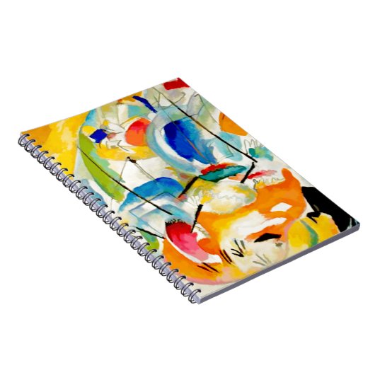 Kandinsky Sea Battle 1913 Notizblock (Rechte Seite)