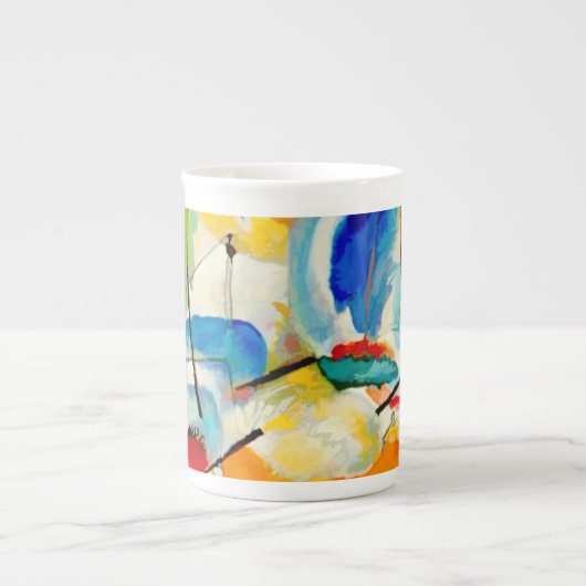 Kandinsky Sea Battle 1913 Porzellantasse (Vorderseite)