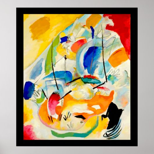 Kandinsky Sea Battle 1913 Poster (Vorne)