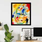 Kandinsky Sea Battle 1913 Poster (Heimbüro)