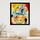 Kandinsky Sea Battle 1913 Poster (Küche)