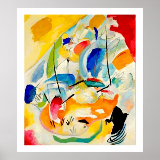 Kandinsky Sea Battle 1913 Poster (Vorne)
