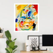 Kandinsky Sea Battle 1913 Poster (Heimbüro)
