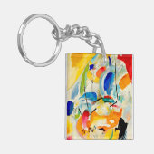 Kandinsky Sea Battle 1913 Schlüsselanhänger (Vorderseite links)