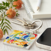 Kandinsky Sea Battle 1913 Schlüsselanhänger (Vorderseite rechts)