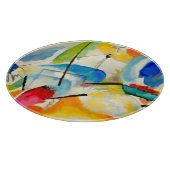 Kandinsky Sea Battle 1913 Schneidebrett (Ecke)