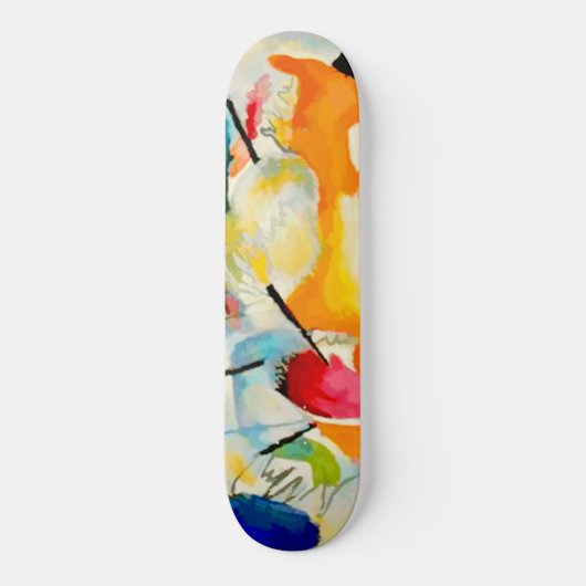 Kandinsky Sea Battle 1913 Skateboard (Vorderseite)
