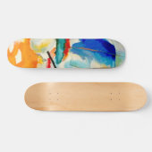 Kandinsky Sea Battle 1913 Skateboard (Horizontal)