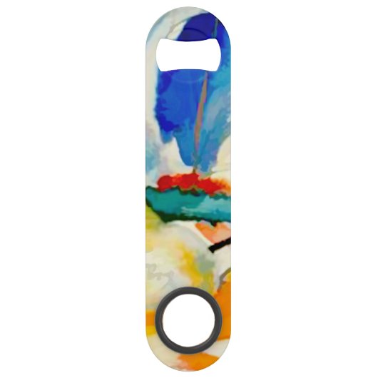 Kandinsky Sea Battle 1913 Speedflaschenöffner (Rückseite)