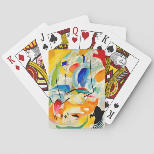 Kandinsky Sea Battle 1913 Spielkarten (Rückseite)