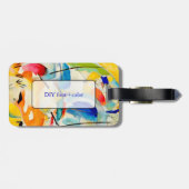 Kandinsky Sea Battle Painting 1913 Gepäckanhänger (Rückseite horizontal)