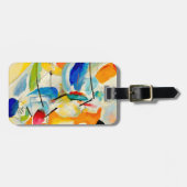 Kandinsky-Seebüttergemälde 1913 Gepäckanhänger (Vorderseite horizontal)